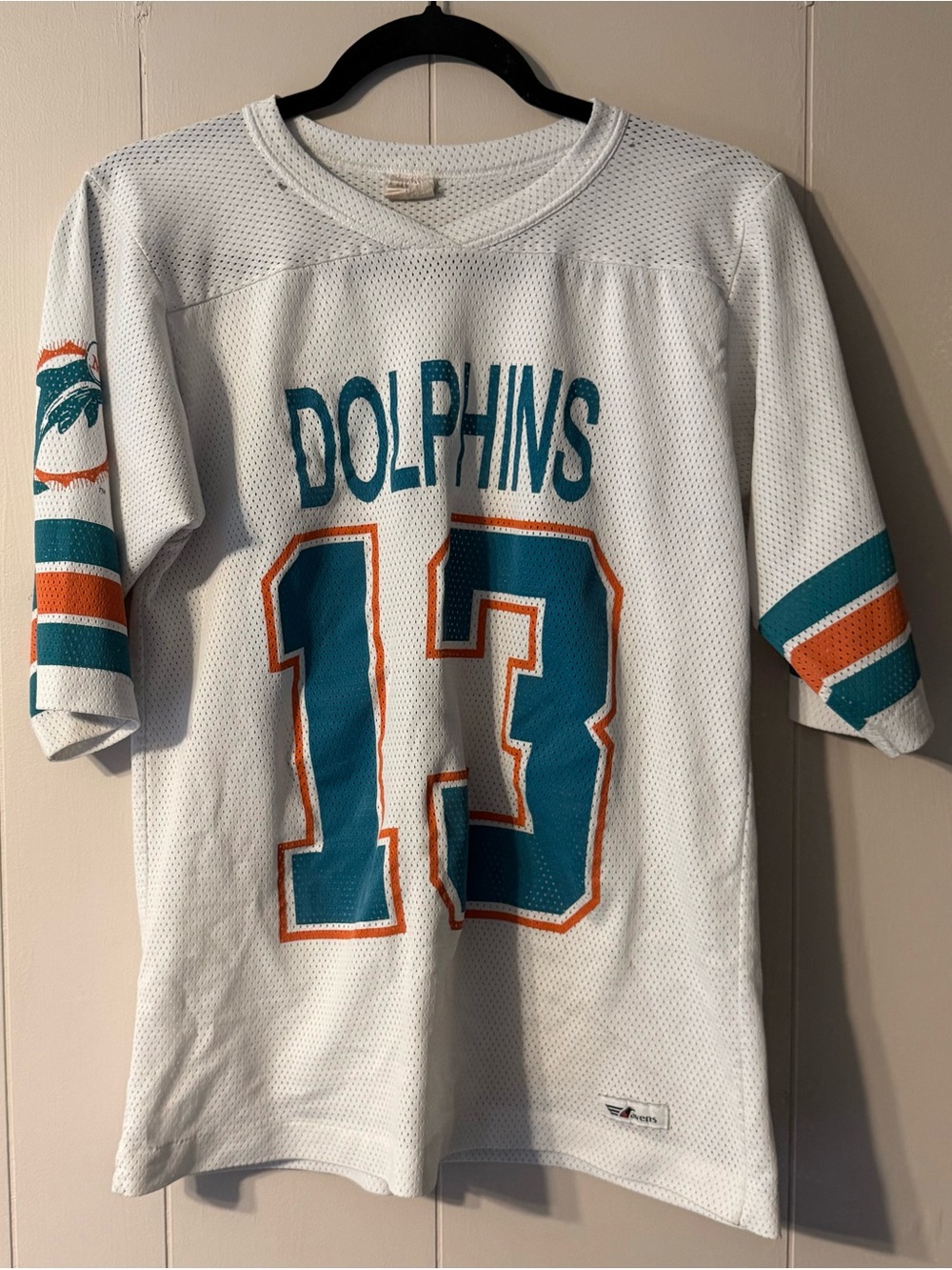 Vintage 90s Miami Dolphins Dan Marino #13 Ravens Athletic Jersey Canada Made